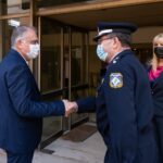 Τάκης Θεοδωρικάκος Επίσκεψη